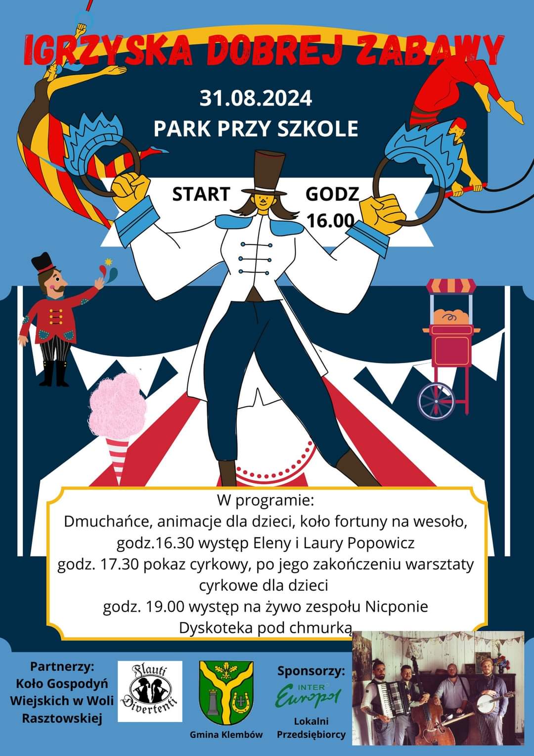 Sołtys i Rada Sołecka z Woli Rassztowskiej serdecznie zapraszają na piknik 