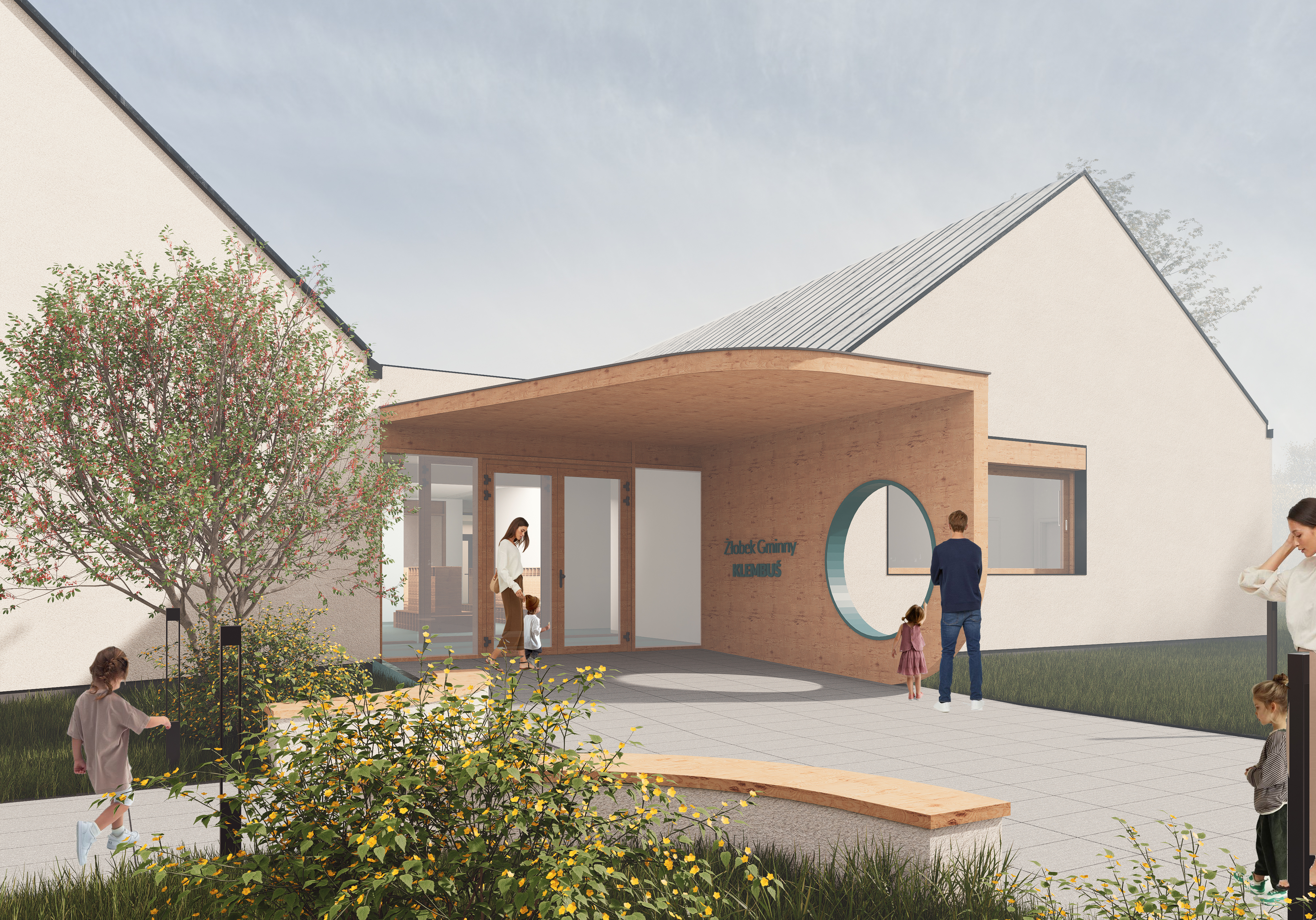 Wizualizacja żłobka w Klembowie