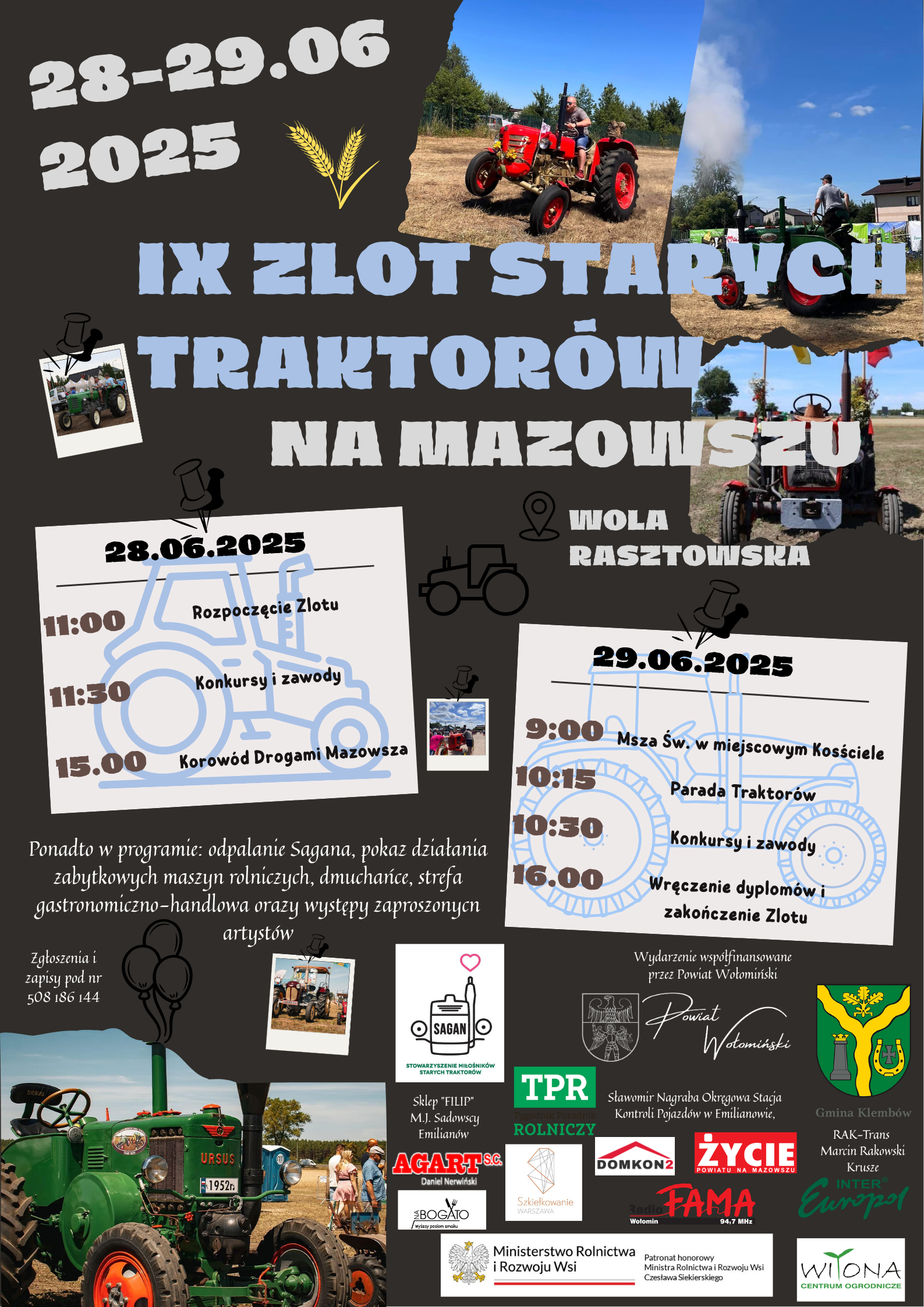 IX Zlot Starych Traktorów na Mazowszu