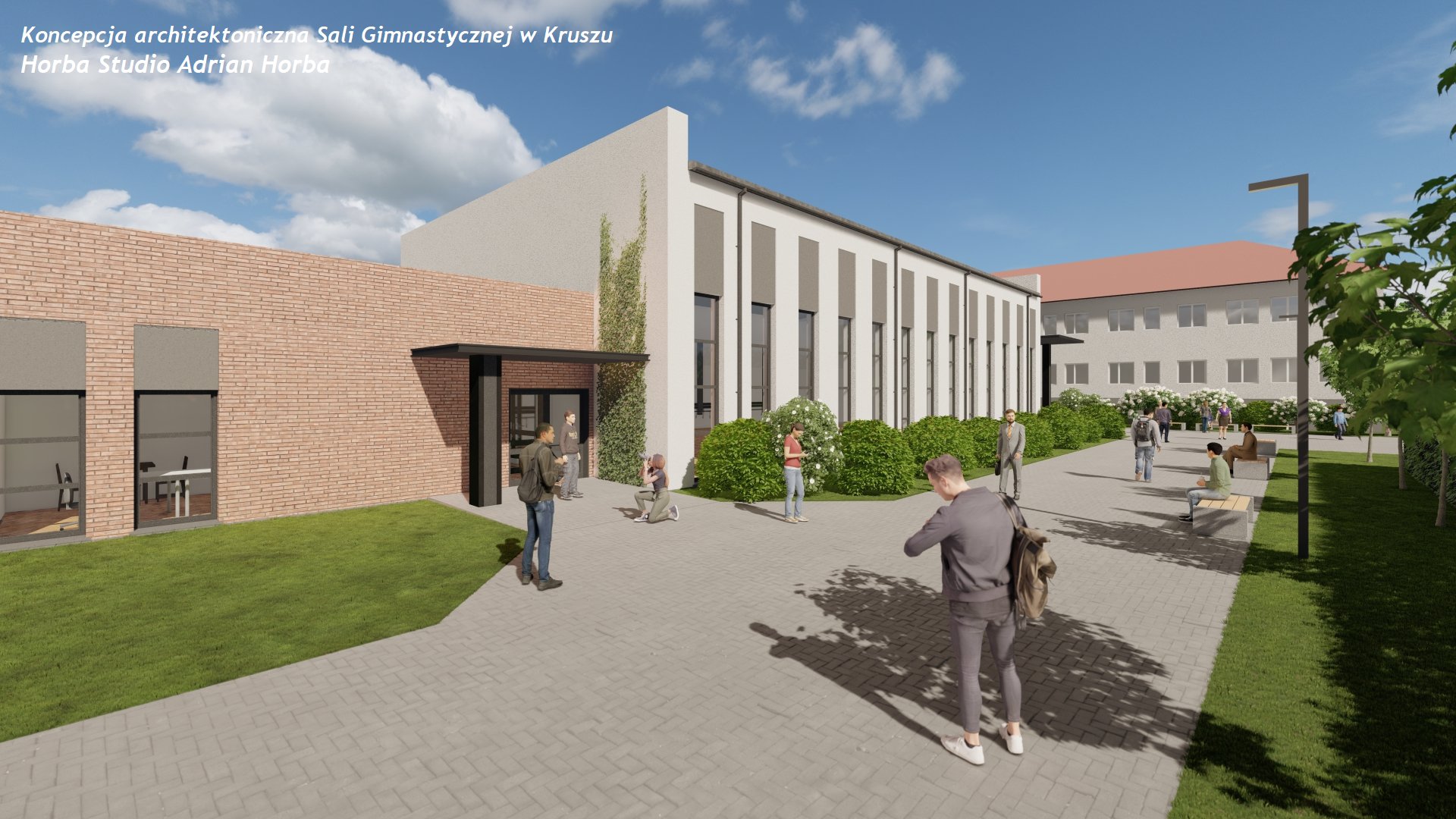 Projekt rozbudowy szkoły w Kruszu