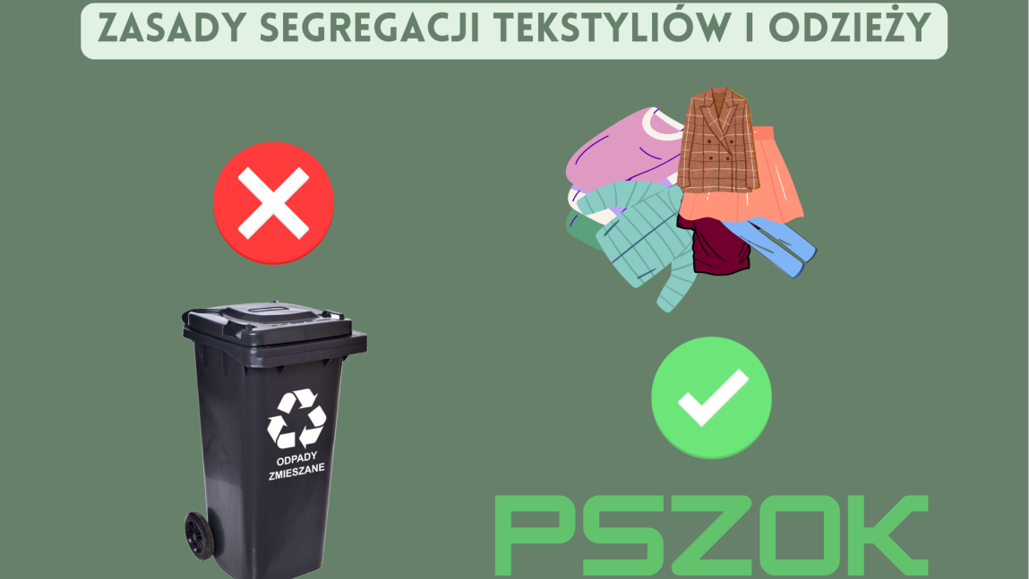 Zasady segregacji tekstyliów i odzieży